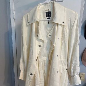 Armani Exchange Trench Coat Women Size M
